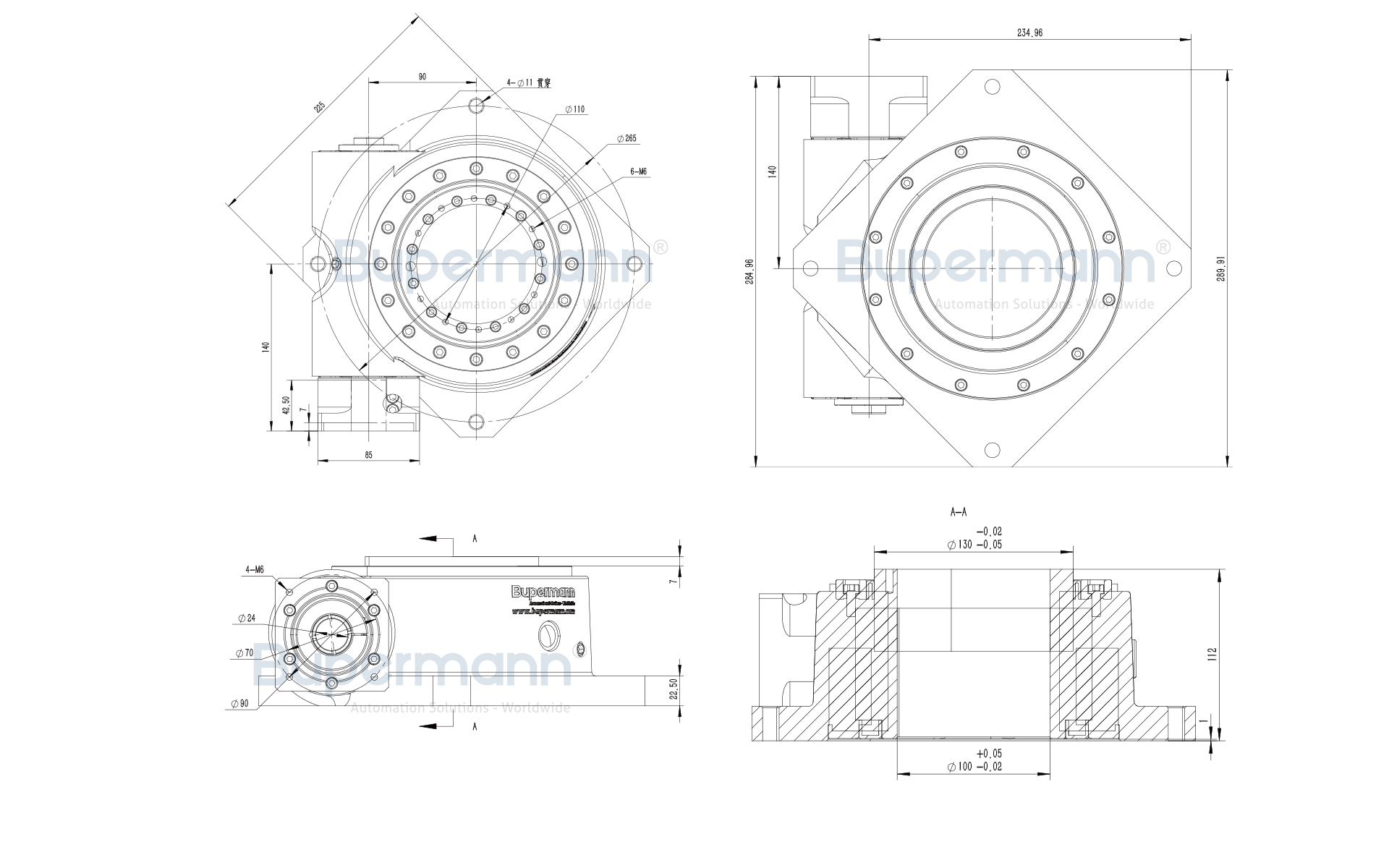 BPHT100重载旋转平台安装尺寸图.png BPHT100重载旋转平台安装尺寸图.png